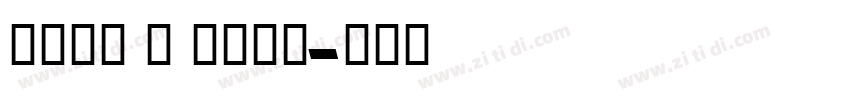 Mier B Bold字体转换